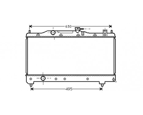 Radiator, engine cooling 53002237 International Radiators
