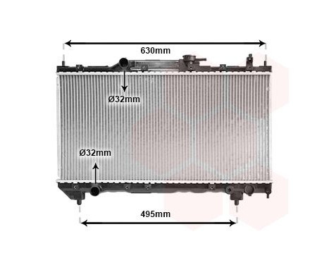 Radiator, engine cooling 53002237 International Radiators, Image 2