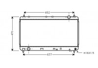 Radiator, engine cooling 53002247 International Radiators