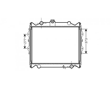 Radiator, engine cooling 53002248 International Radiators