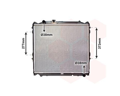 Radiator, engine cooling 53002248 International Radiators, Image 2