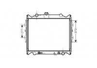 Radiator, engine cooling 53002249 International Radiators