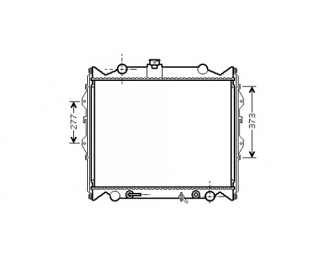 Radiator, engine cooling 53002249 International Radiators
