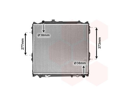 Radiator, engine cooling 53002249 International Radiators, Image 2