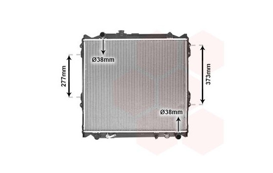 Radiator, engine cooling 53002249 International Radiators, Image 2