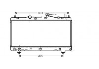 Radiator, engine cooling 53002256 International Radiators