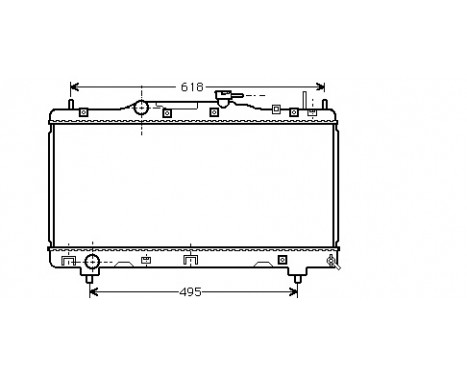Radiator, engine cooling 53002256 International Radiators