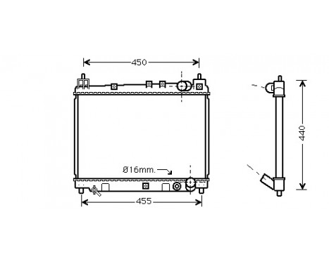 Radiator, engine cooling 53002258 International Radiators