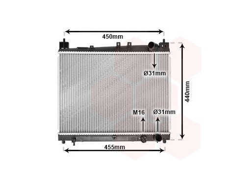 Radiator, engine cooling 53002258 International Radiators, Image 2