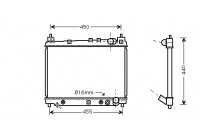 Radiator, engine cooling 53002259 International Radiators