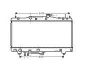 Radiator, engine cooling 53002260 International Radiators