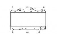 Radiator, engine cooling 53002283 International Radiators