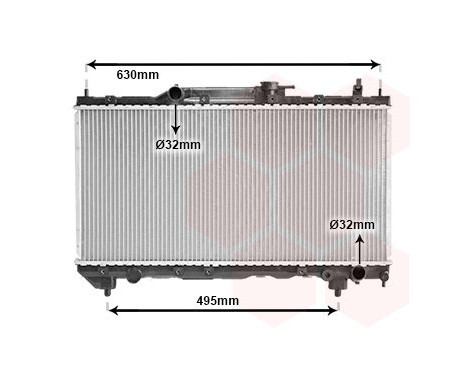 Radiator, engine cooling 53002283 International Radiators, Image 2