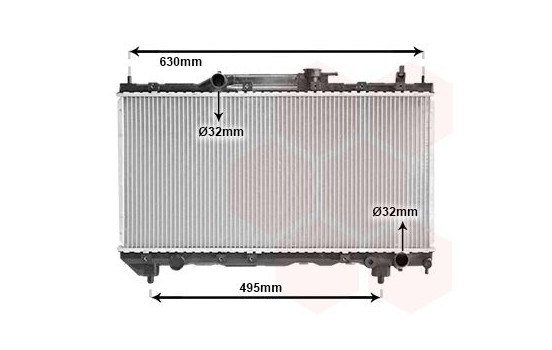 Radiator, engine cooling 53002283 International Radiators, Image 2