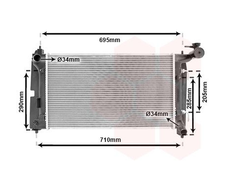 Radiator, engine cooling 53002290 International Radiators, Image 2