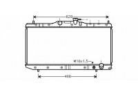 Radiator, engine cooling 53002291 International Radiators