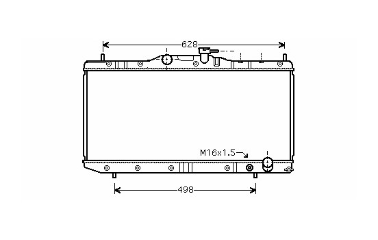 Radiator, engine cooling 53002291 International Radiators
