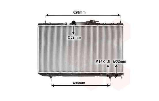 Radiator, engine cooling 53002291 International Radiators, Image 2