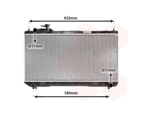 Radiator, engine cooling 53002297 International Radiators, Image 2