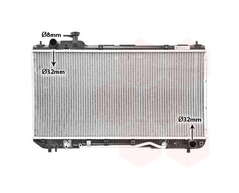 Radiator, engine cooling 53002298 International Radiators, Image 2