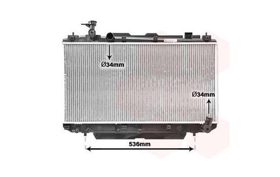 Radiator, engine cooling 53002305 International Radiators, Image 2