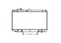 Radiator, engine cooling 53002313 International Radiators