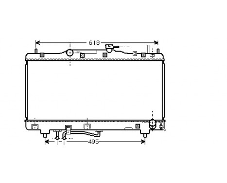 Radiator, engine cooling 53002316 International Radiators