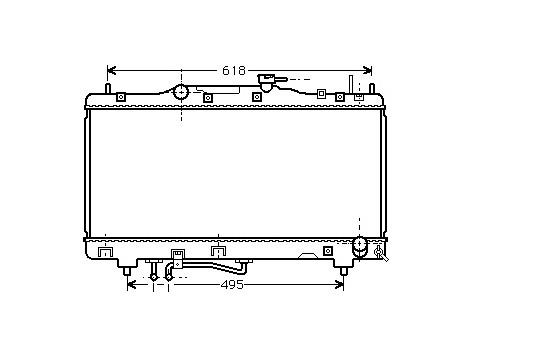Radiator, engine cooling 53002316 International Radiators