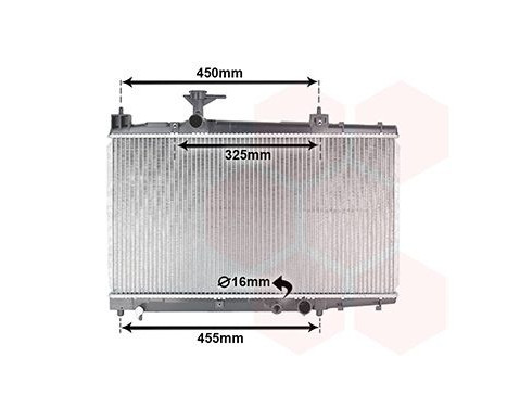 Radiator, engine cooling 53002317 International Radiators, Image 2