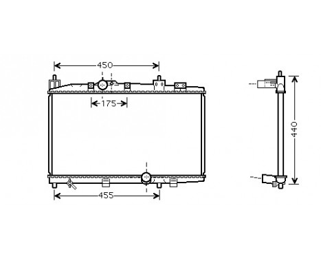 Radiator, engine cooling 53002318 International Radiators