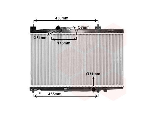 Radiator, engine cooling 53002318 International Radiators, Image 2