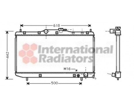 Radiator, engine cooling 53002320 International Radiators, Image 2
