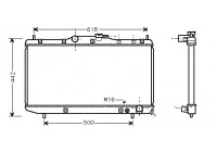 Radiator, engine cooling 53002320 International Radiators