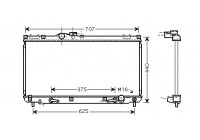 Radiator, engine cooling 53002322 International Radiators