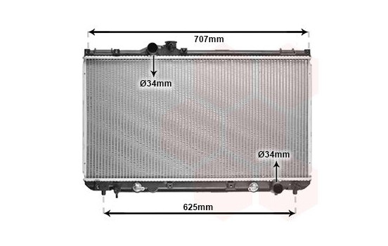 Radiator, engine cooling 53002322 International Radiators, Image 2