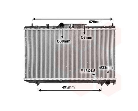 Radiator, engine cooling 53002324 International Radiators, Image 2