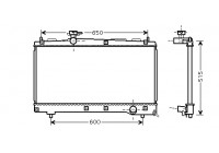 Radiator, engine cooling 53002331 International Radiators