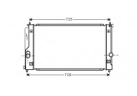 Radiator, engine cooling 53002334 International Radiators