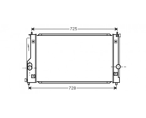 Radiator, engine cooling 53002334 International Radiators
