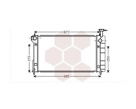 Radiator, engine cooling 53002335 International Radiators, Image 2