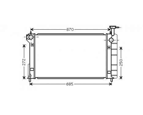 Radiator, engine cooling 53002335 International Radiators