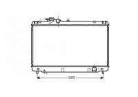 Radiator, engine cooling 53002344 International Radiators