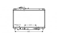 Radiator, engine cooling 53002346 International Radiators
