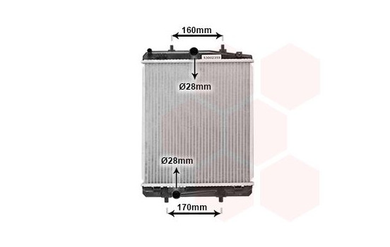 Radiator, engine cooling 53002359 International Radiators, Image 2
