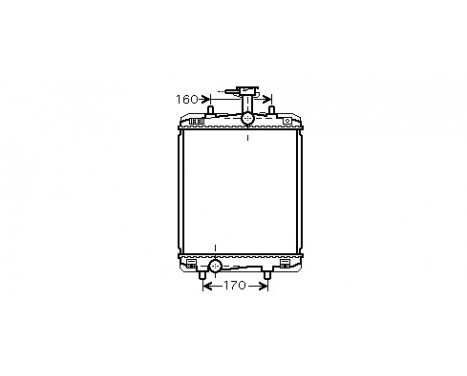 Radiator, engine cooling 53002363 International Radiators, Image 2