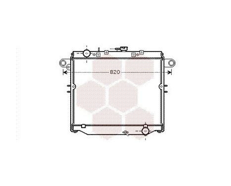 Radiator, engine cooling 53002379 International Radiators, Image 2