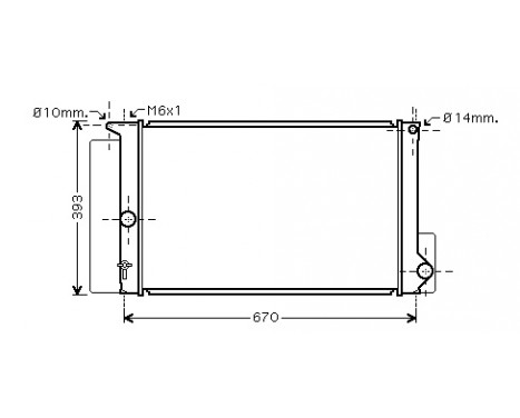 Radiator, engine cooling 53002397 International Radiators