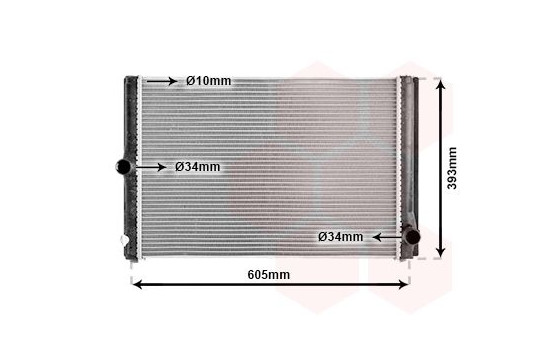 Radiator, engine cooling 53002400 International Radiators, Image 2