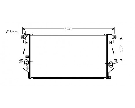 Radiator, engine cooling 53002401 International Radiators