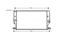 Radiator, engine cooling 53002402 International Radiators